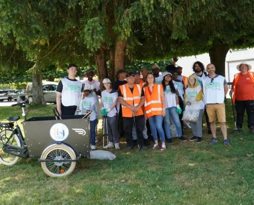 Nettoyons la nature engagement annuel jeunes Mission Locale Brie Morins
